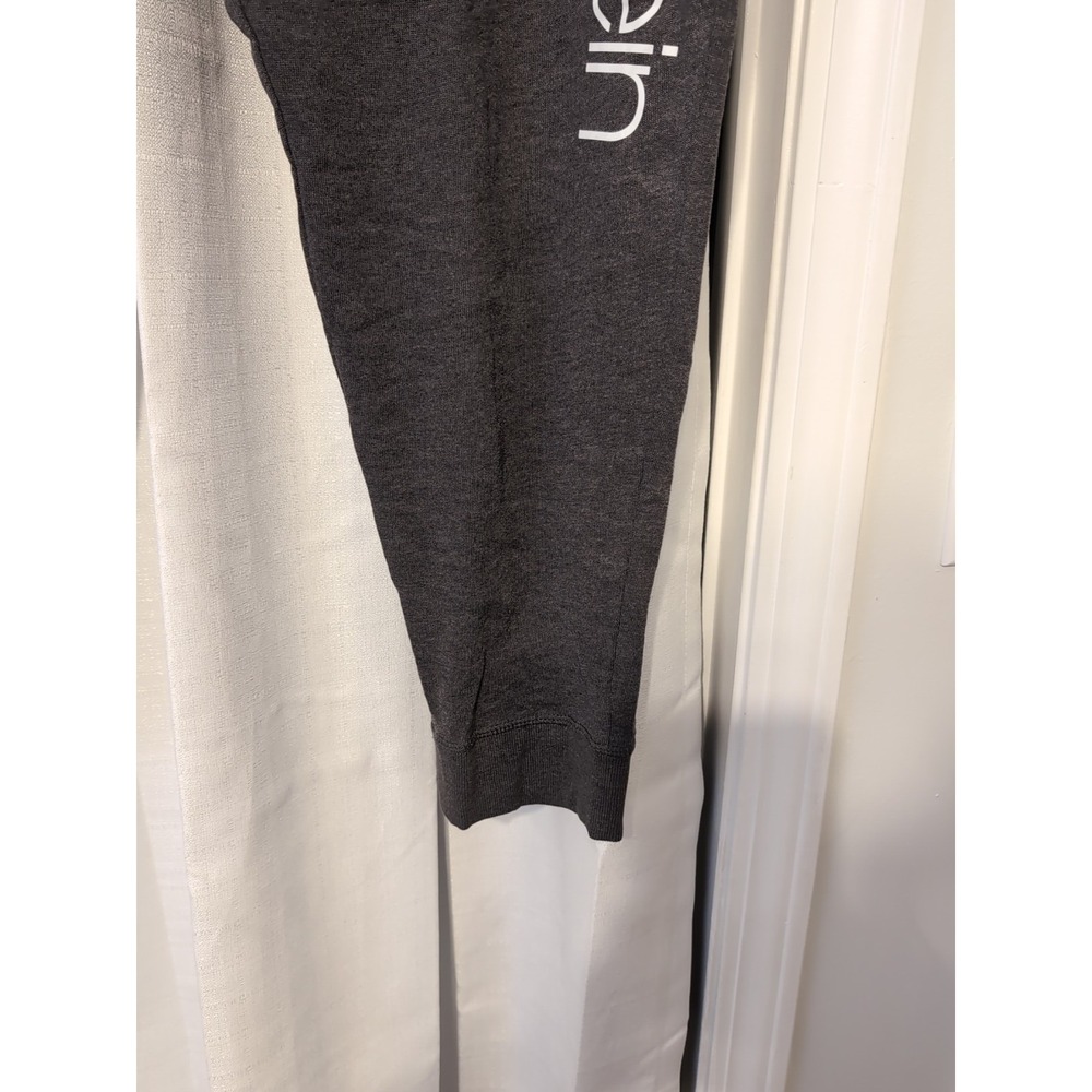 Calvin Klein Women's French Terry Joggers Pants Dark Gray XL - Picture 4 of 10